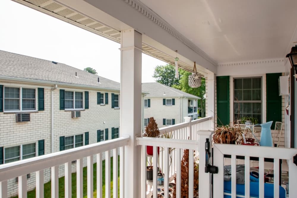 Porch at Shenandoah Arms in Spring Lake, New Jersey