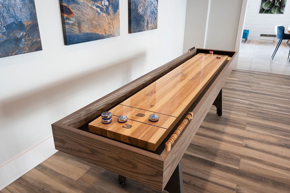 shuffleboard table at The Landon of Cromwell in Cromwell, Connecticut