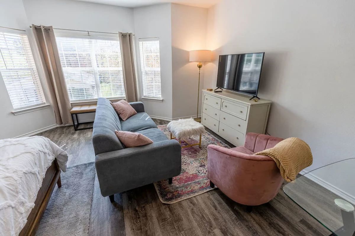 Furnished studio at Square9 in Denton, Texas