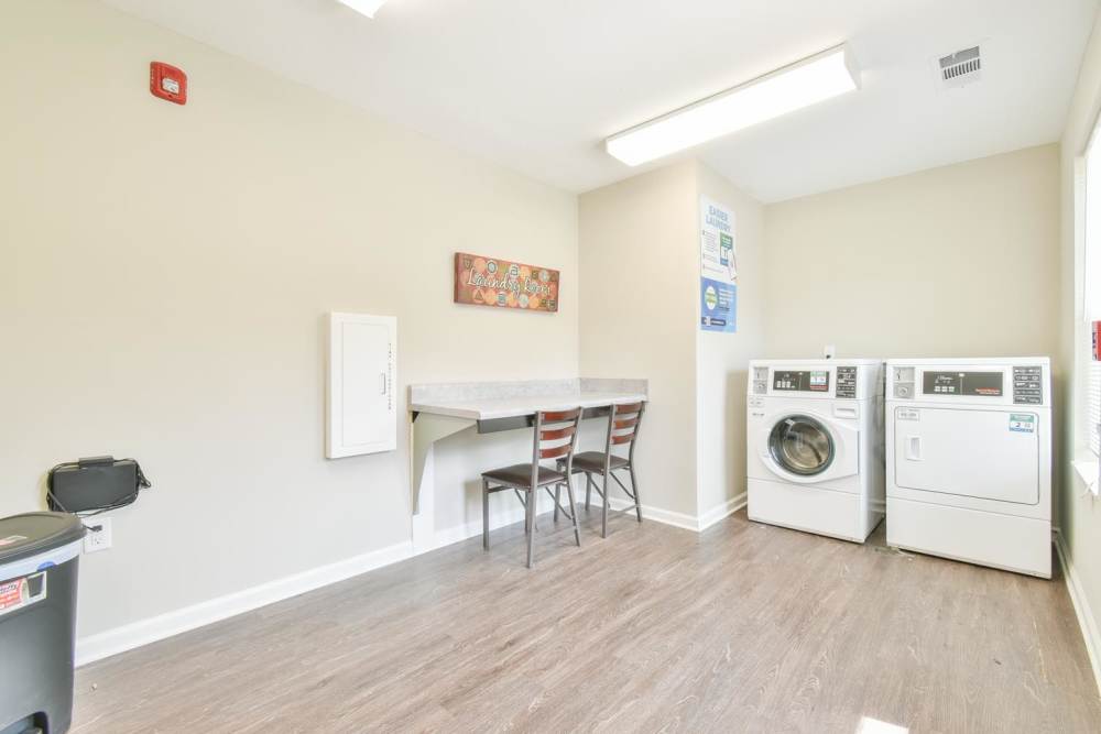 On-site laundry at Canaan Crossing in Madison. GA