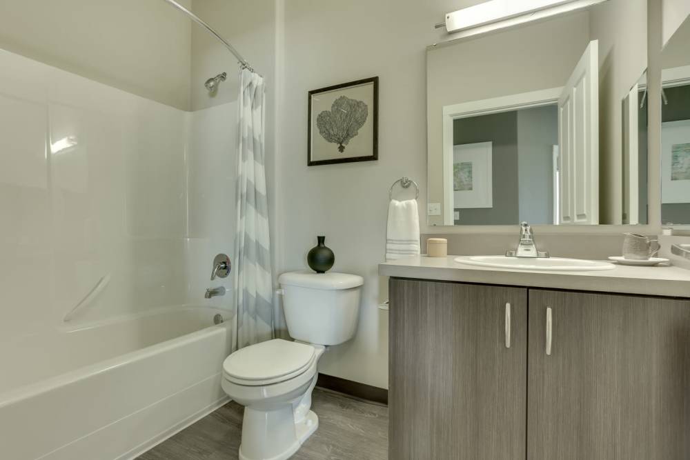 Bathroom at Terrene at the Grove in Wilsonville, Oregon 