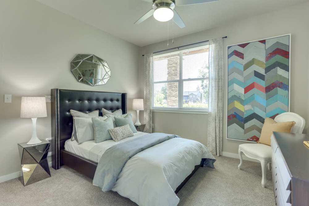 Bedroom at Terrene at the Grove in Wilsonville, Oregon