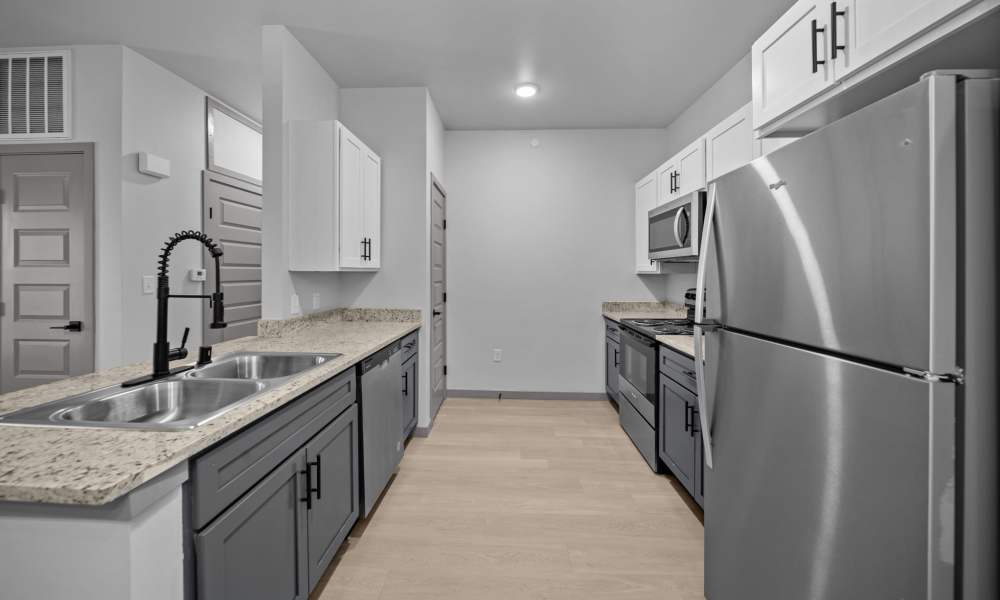 Bright kitchen at Retreat at Eastlake in El Paso, Texas