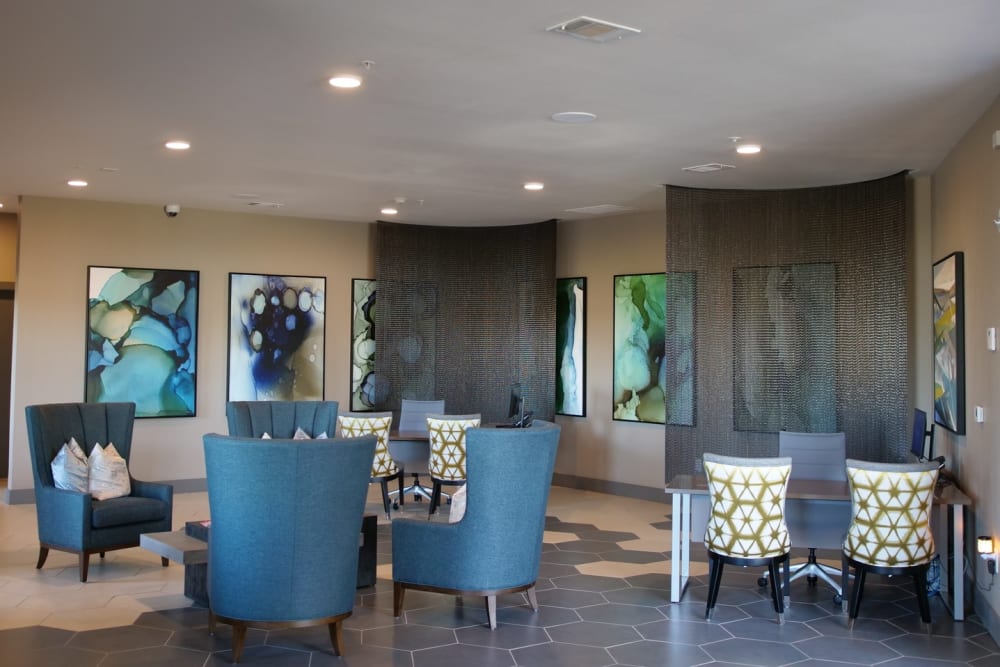 Resident business center at Argon in Oklahoma City, Oklahoma