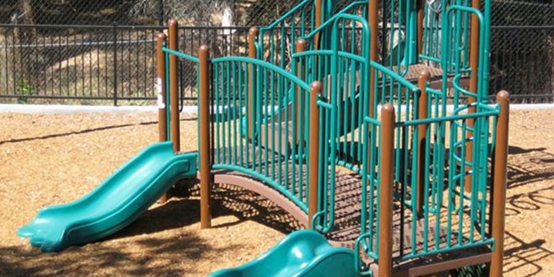 A playground at Howard Gilmore Terrace in La Mesa, California