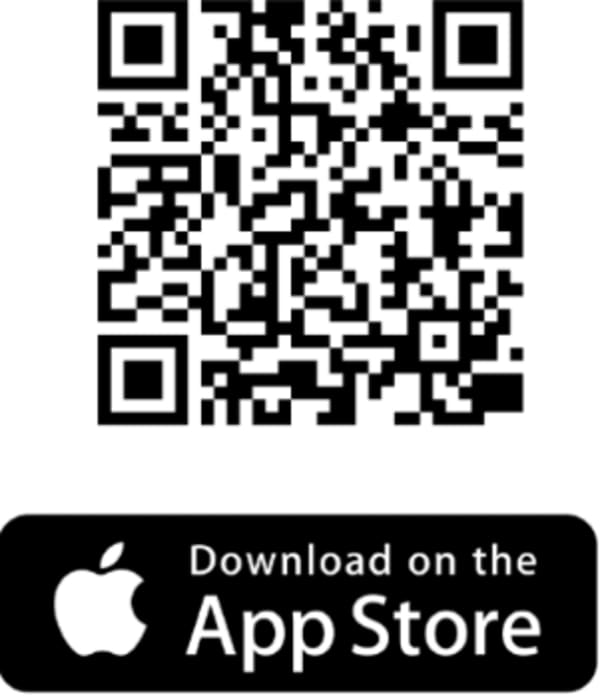 QR code for the Apple store for the doorman app at Solaire 7077 Woodmont in Bethesda, Maryland