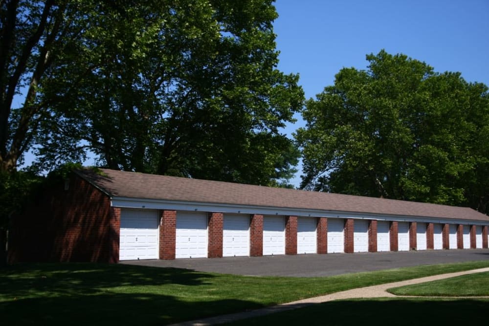 Contained parking at Lalor Gardens in Hamilton, New Jersey