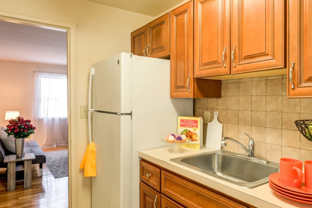 Kitchen at Lalor Gardens in Hamilton, New Jersey