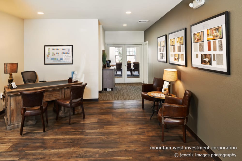 Office area at Heritage Meadow Apartments in Eugene, Oregon