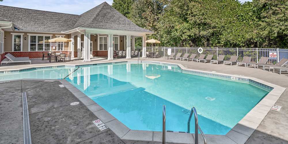 Swimming pool at Avalon At Sweeten Creek in Arden, North Carolina