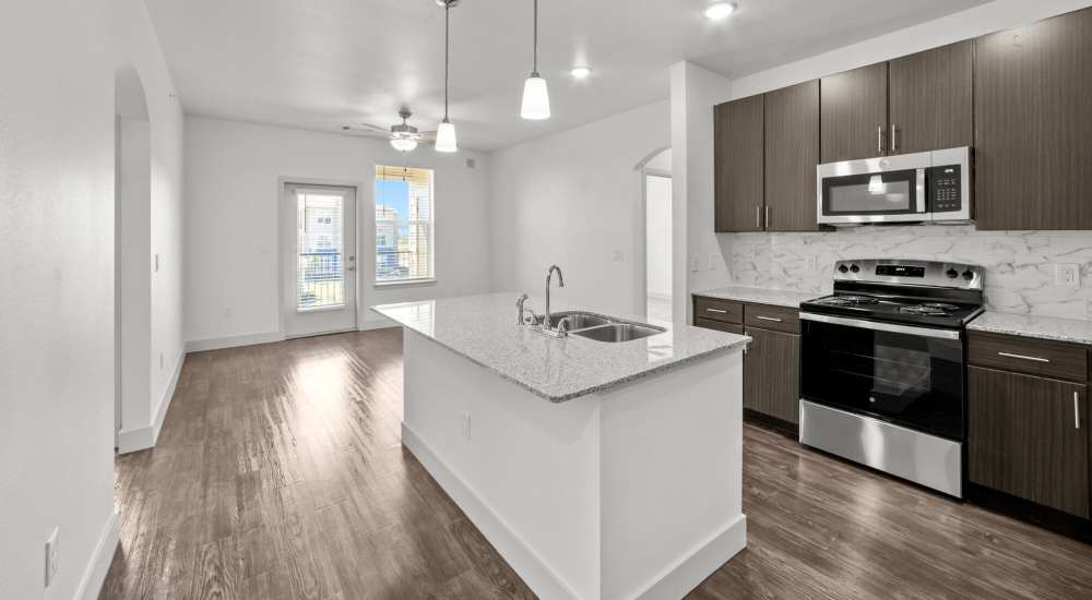 Open concept living house at Brook Hollow in Wichita Falls, Texas