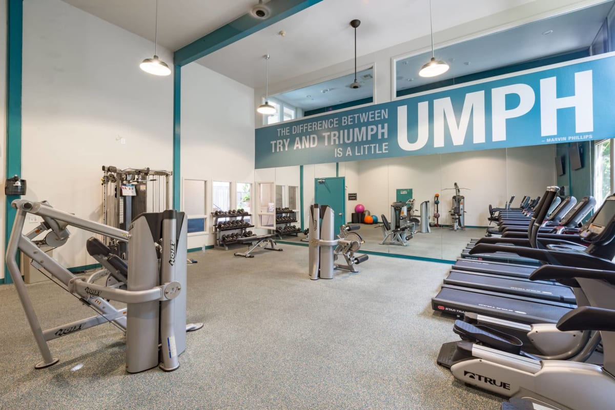 Fitness center at Playa Pacifica, Playa Del Rey, California