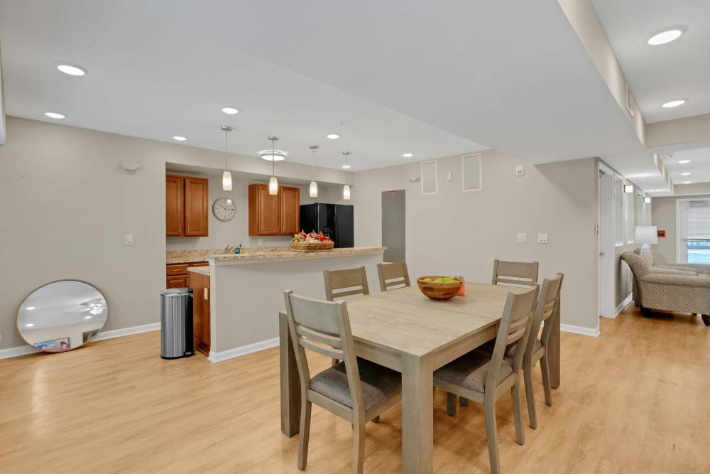 Community room at Robinson Overlook in Columbia, Maryland