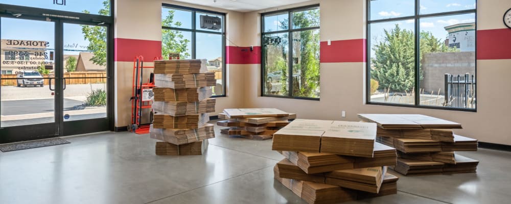 packing materials at Northern Nevada Storage