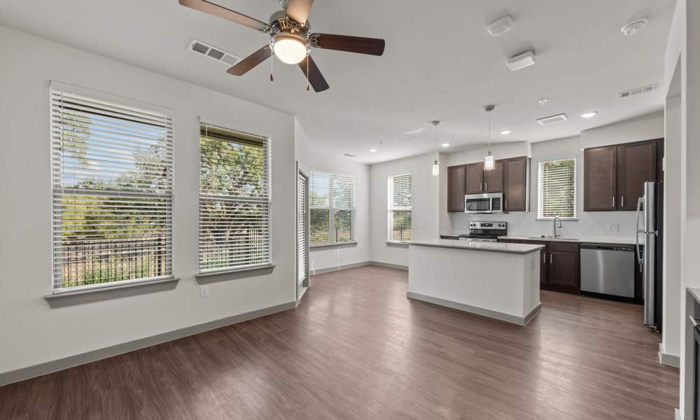 Upgraded kitchen at Opal Point at Kyle in Kyle,Texas