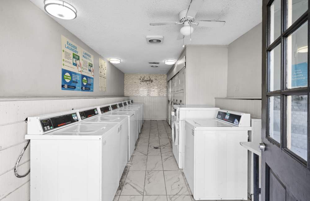 Laundry available at Derby Park Apartments in Round Rock Texas