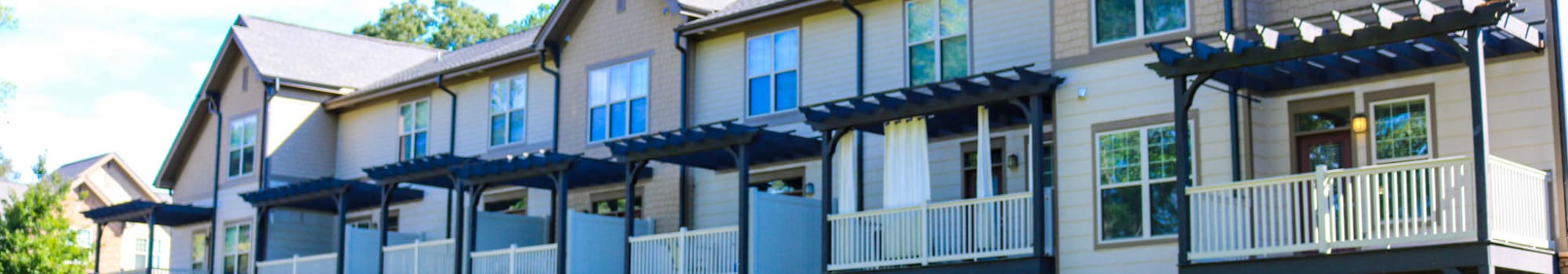 Townhomes at Chapel Watch Village neighborhood in Chapel Hill, NC