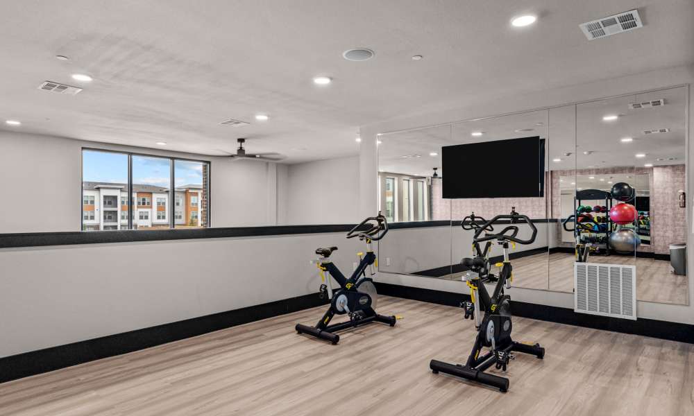 Community fitness center at Opal Point at Kyle in Kyle,Texas