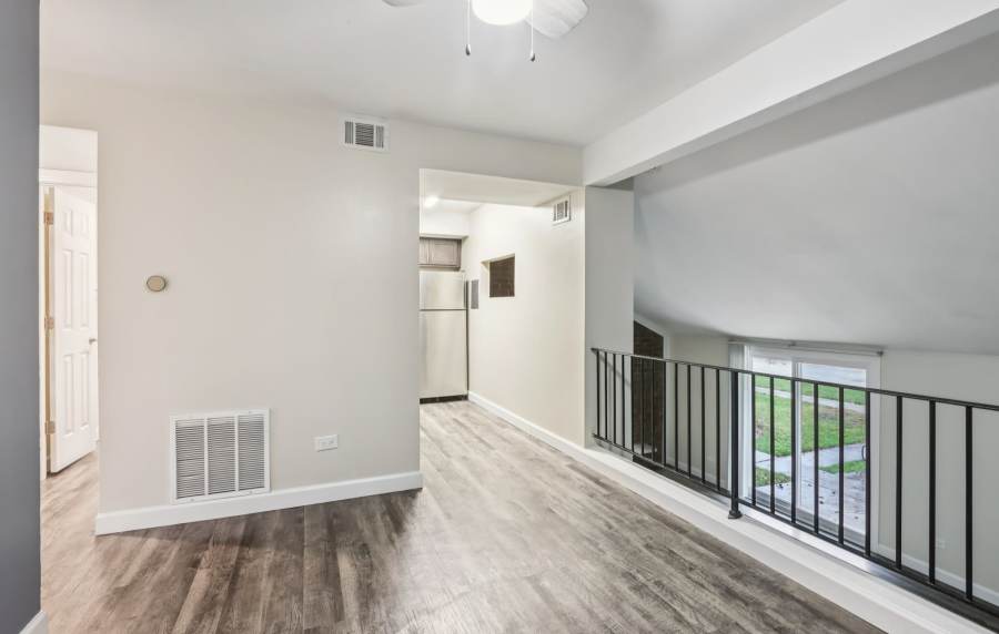 Spacious unfurnished apartment interior at Crystal Lake Apartments in Crystal Lake, Illinois