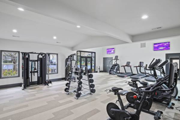 Fitness center at Forester in Charlotte, North Carolina
