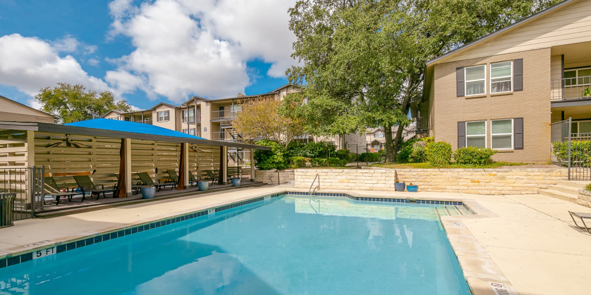 Rendering of residents swimming pool at City Summit Apartments in San Antonio, Texas