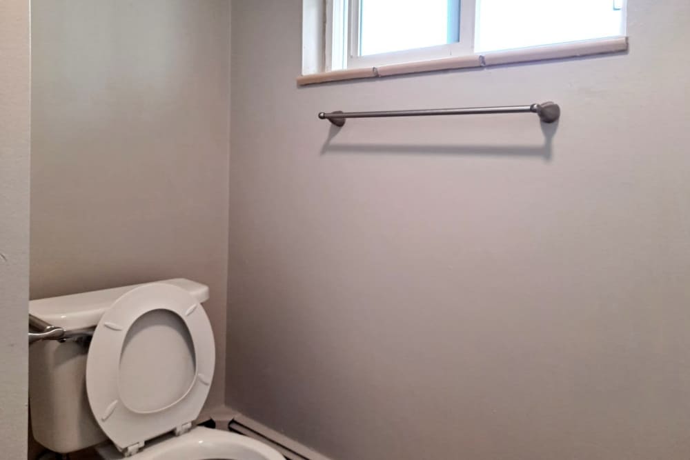 Bathroom and toilet at Boulder Crescent in Colorado Springs,Colorado