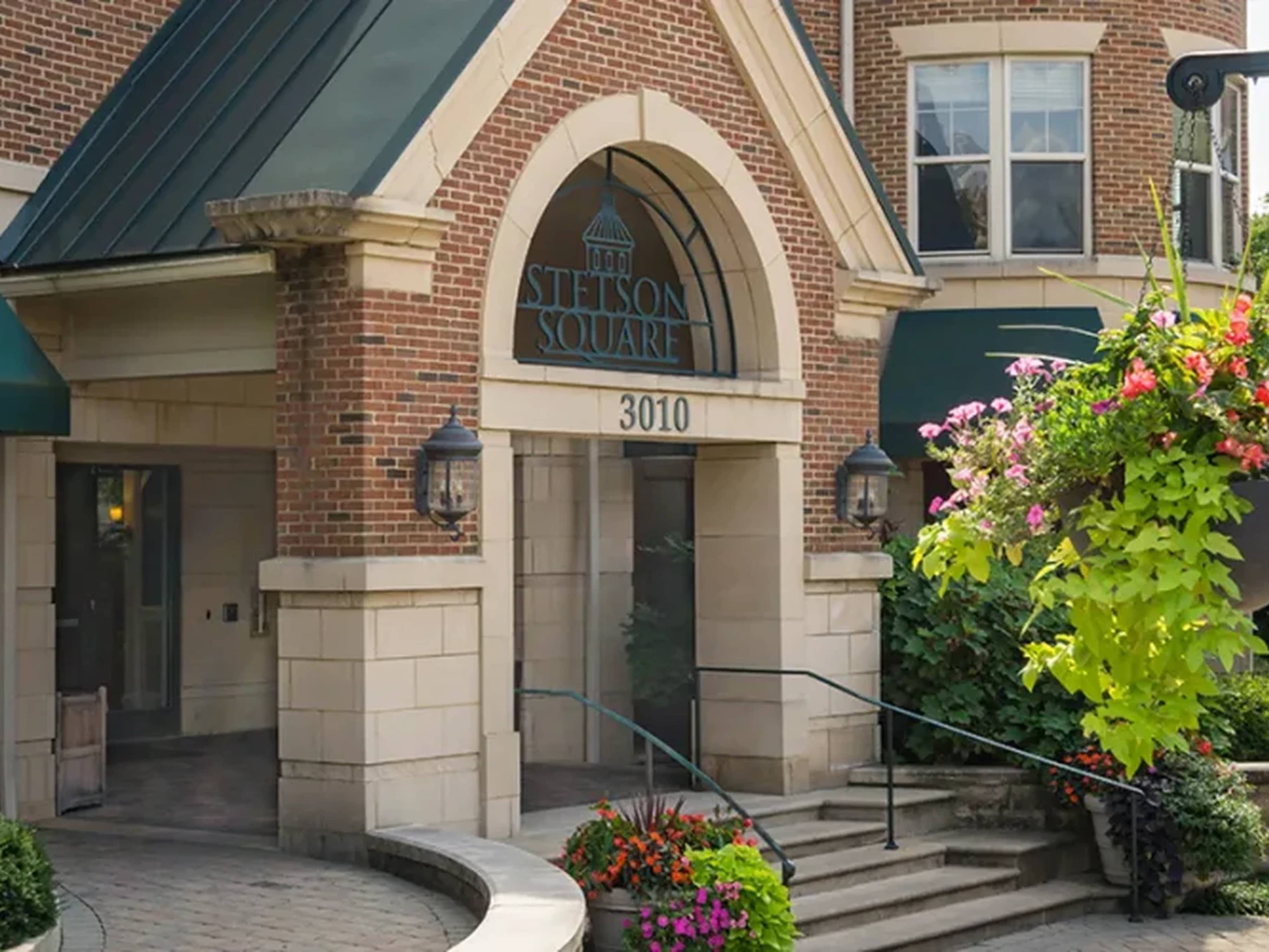 Leasing Office entrance at The Village at Stetson Square in Cincinnati, Ohio