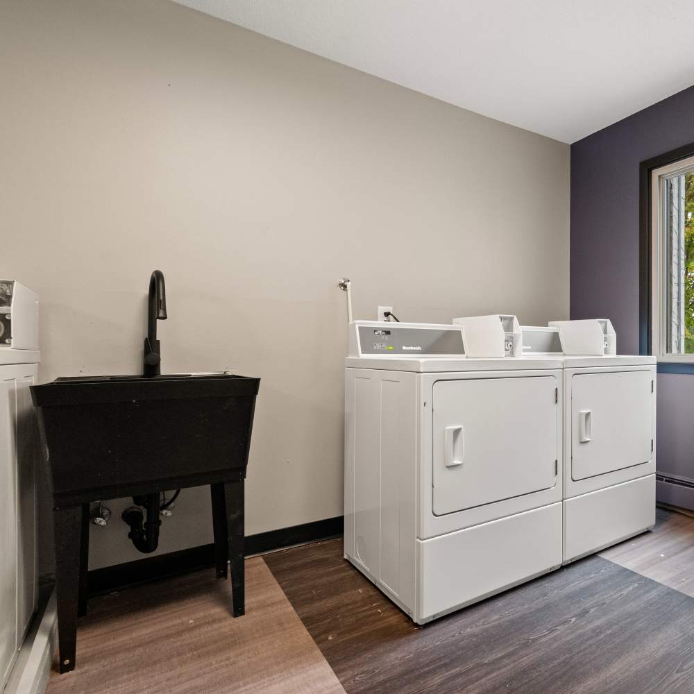 Laundry facility at Morada in Crystal, Minnesota