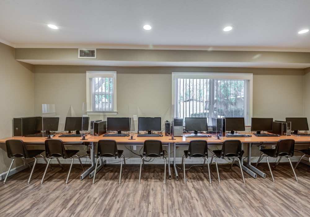 Community business center at Chatham Village in Tustin, California