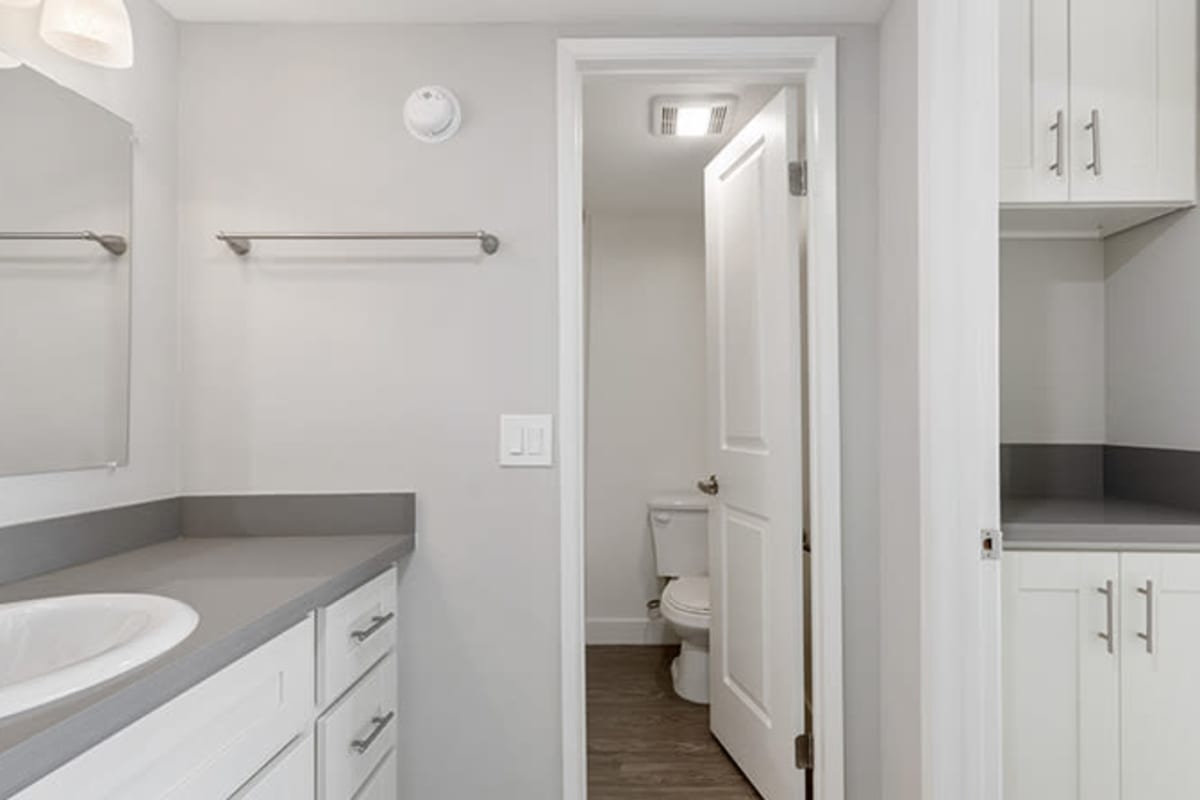 Bathroom at Amanda Regency Apartments, Van Nuys, California