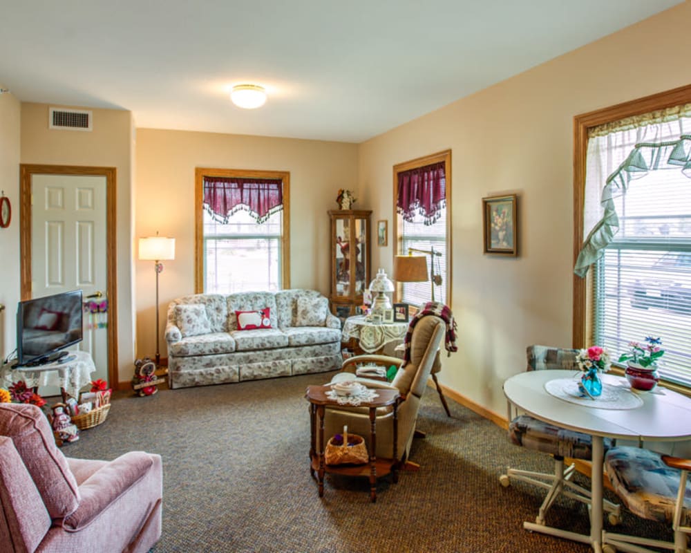 Spacious townhomes are available at Addington Place of Carroll in Carroll, Iowa.