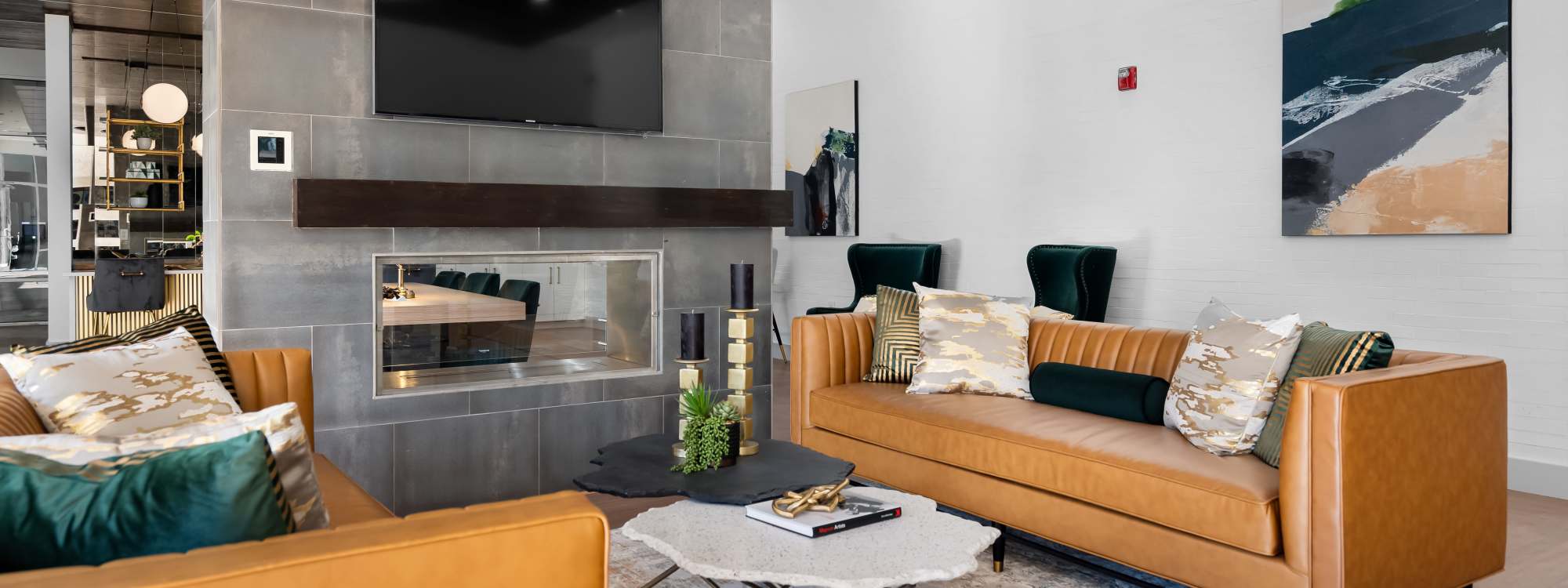 Student apartments at The Lorimer in Denton, Texas