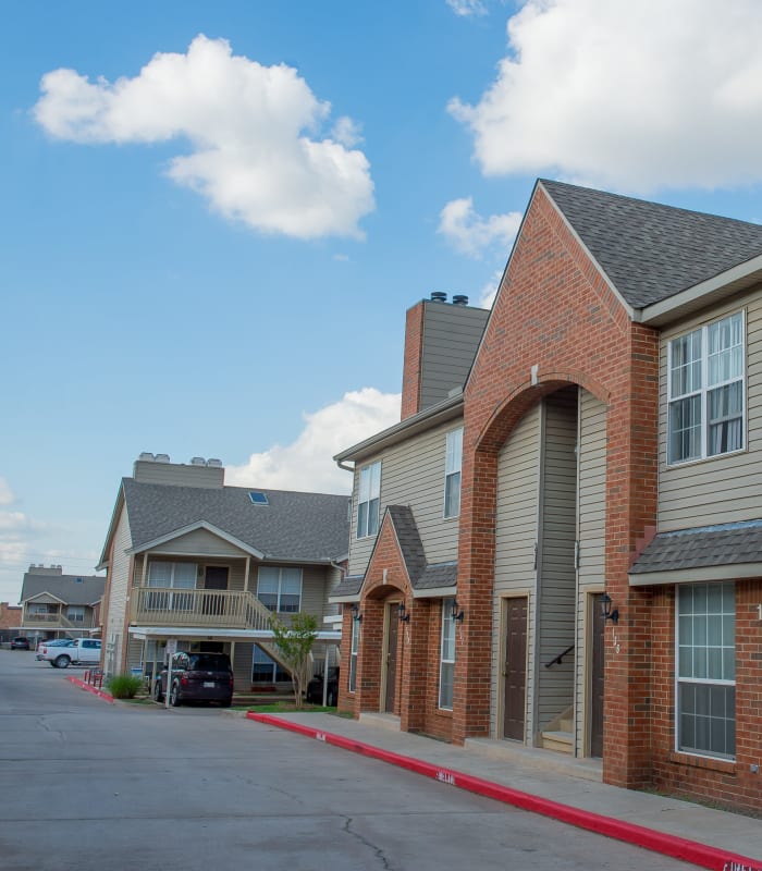 Exterior of Persimmon Square Apartments in Oklahoma City, Oklahoma