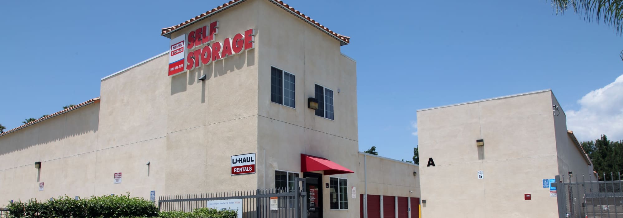 Self storage at Trojan Storage in Ontario California