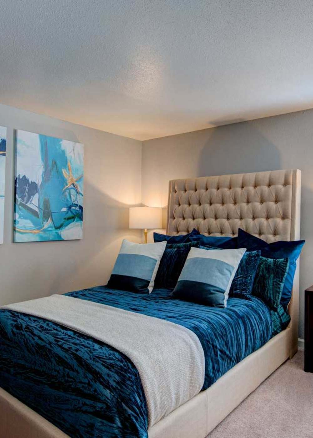 Bedroom at University Green Apartments in Houston, Texas