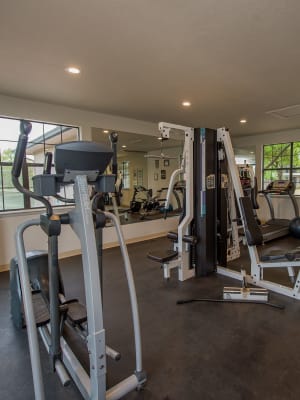 Fitness center at Waters Edge in Oklahoma City, Oklahoma