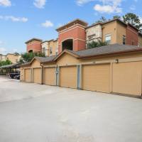 Exterior view of community at The Loop in Conroe, Texas