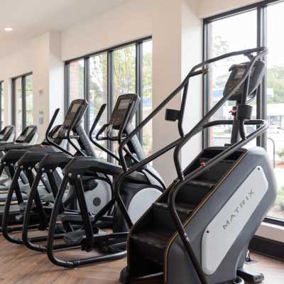 Fitness center at The Jade at Avondale in Decatur, Georgia