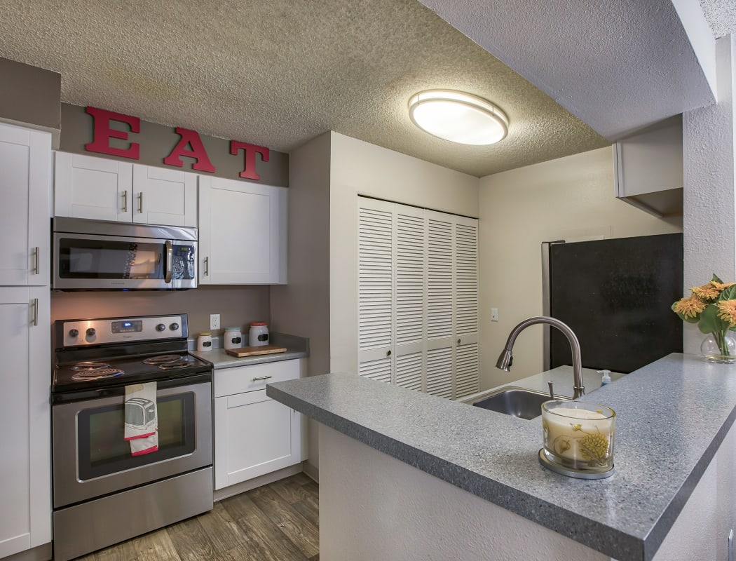 Kitchen at Keystone Apartments in Northglenn, Colorado