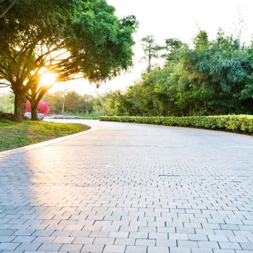 Park near Carmichael Commons in Madison, Georgia