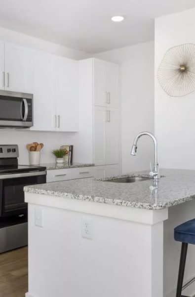 Kitchen island at The Archer In Acworth in Acworth, Georgia