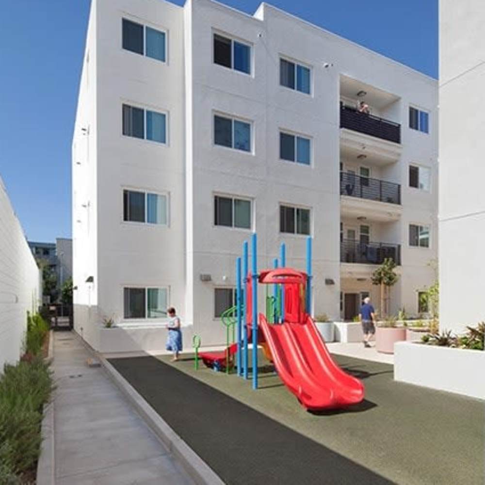 Playground at Argyle Apartments in Los Angeles, California