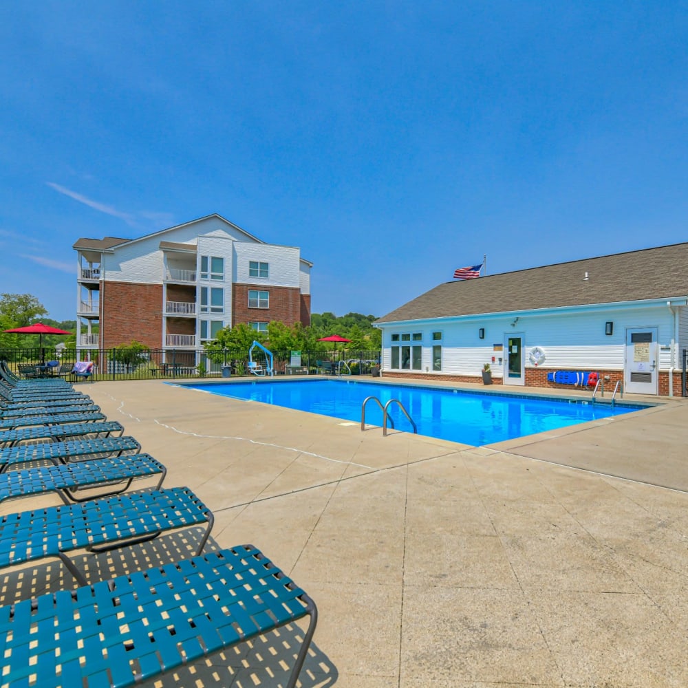 Swimming pool at Bright Oaks, Oakdale, Pennsylvania