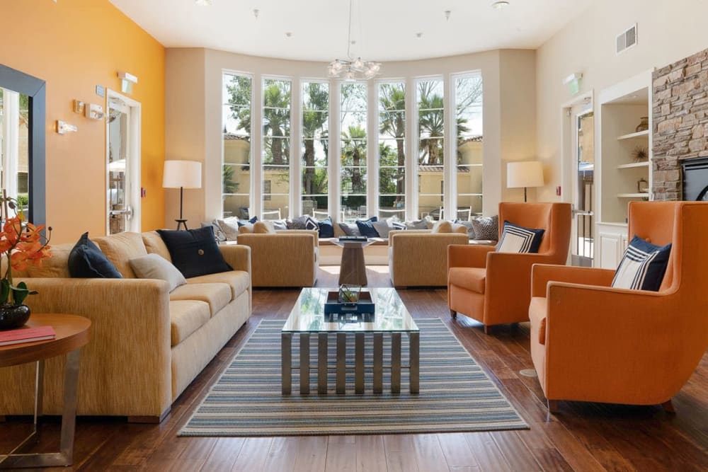 Large and spacious clubhouse at Park Central in Concord, California