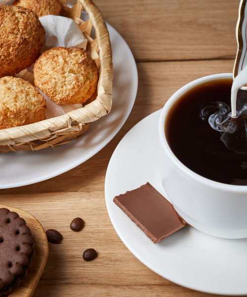 Coffee and pastries near Brock Bridge Landing in Jessup, Maryland