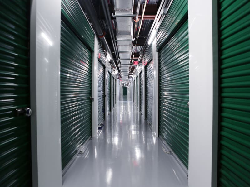 Interior units at Midgard Self Storage in Bradenton, Florida
