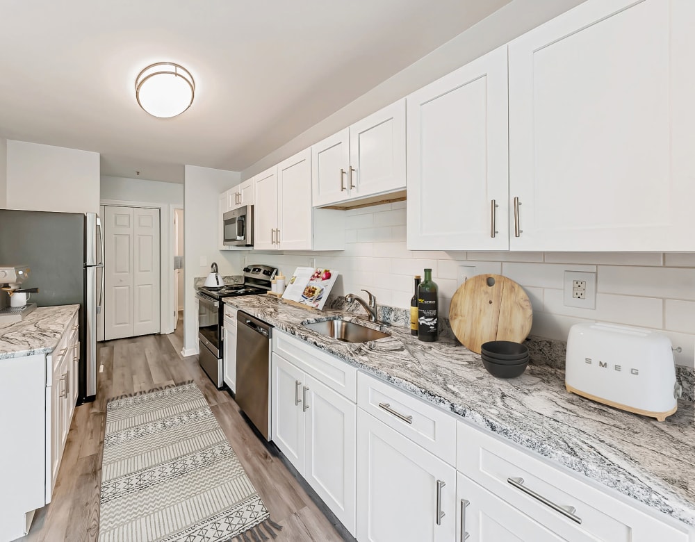 Our Modern Apartments in East Haven, Connecticut showcase a Kitchen