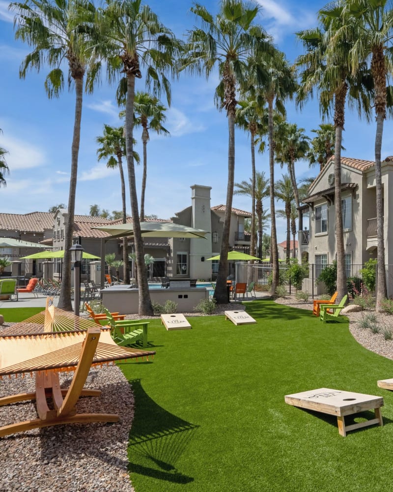 Outdoor games at The Linq in Chandler, Arizona