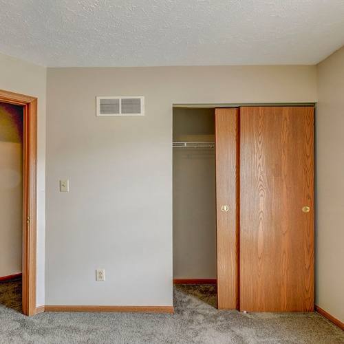 Unfurnished room with carpet flooring at Greene Glen in Morgantown, West Virginia