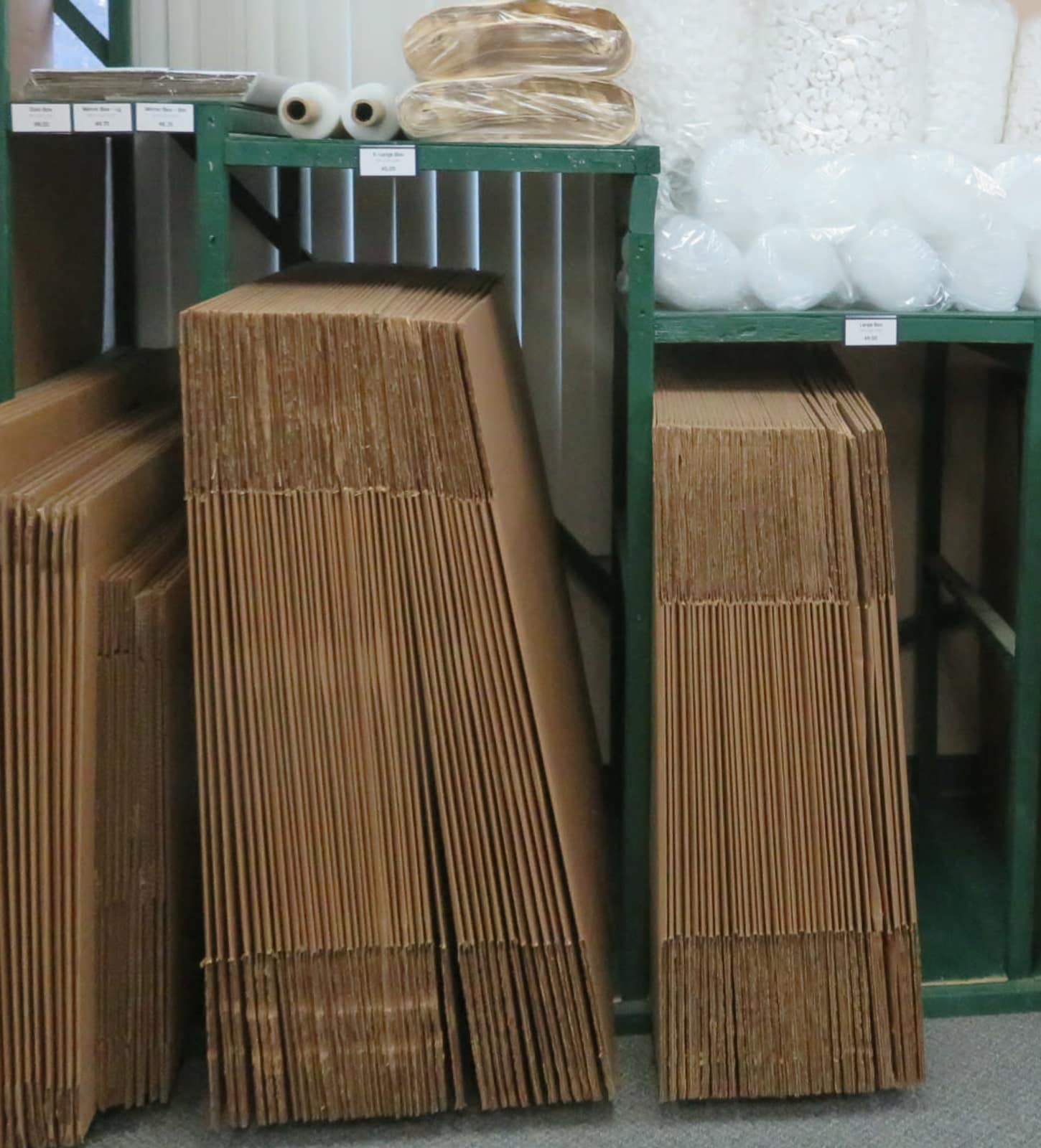 Storage boxes for sale at Odenton Self Storage